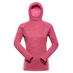 Dámská rychleschnoucí mikina alpine pro rolta neonově růžová xl