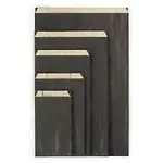 Papírové sáčky, černé, 240 x 75 x 390 mm