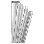 Celofán, metalická dárková fólie šířka 70cm, délka 50m, stžíbrná/stříbrná