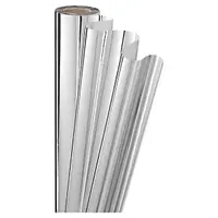 Celofán, metalická dárková fólie šířka 70cm, délka 50m, stžíbrná/stříbrná