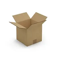 15  x Kartónová krabica 200x200x200mm, hnedá, klopová, päťvrstvová vlnitá lepenka (5VVL) | RAJA