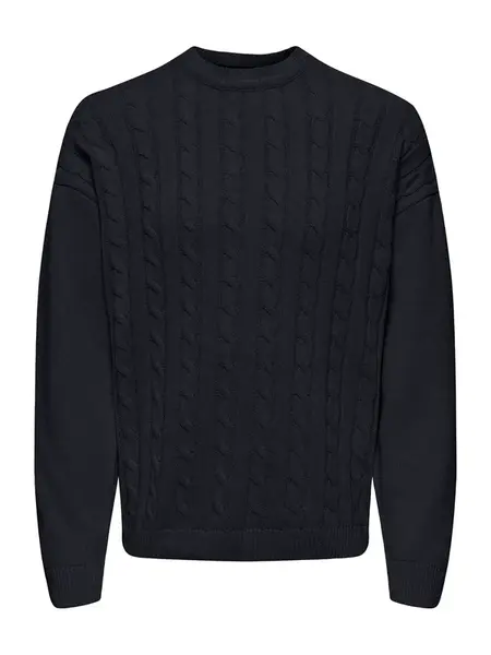 Only & Sons Sveter 'ONSLAMARD'  námornícka modrá