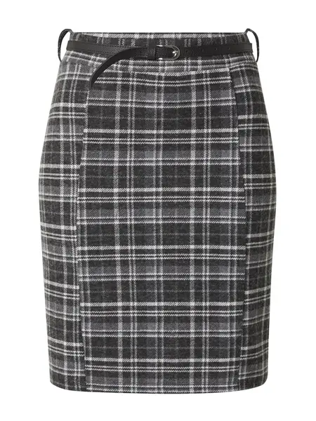 ABOUT YOU Sukňa  sivá / antracitová / tmavosivá