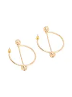 SOHI Náušnice ' Kusuma '  zlatá