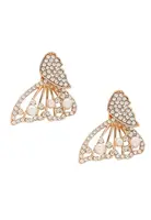 SOHI Náušnice 'Careen'  zlatá / strieborná