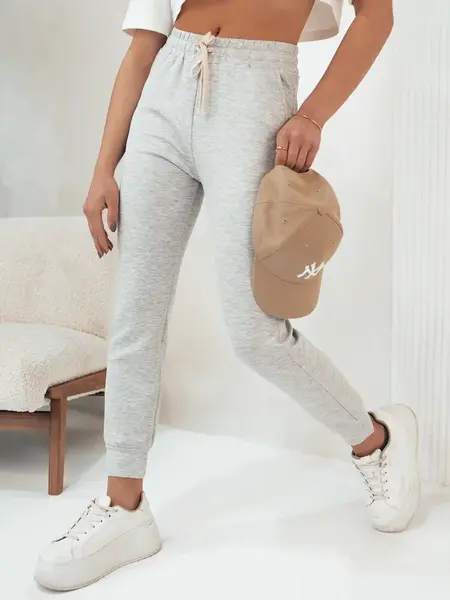 Dámské kalhoty teplákové ELLEN Barva šedá DSTREET