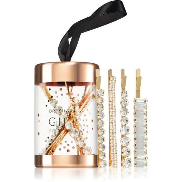 BrushArt Gift for You Rhinestone bobby pins sponky do vlasov 4 ks