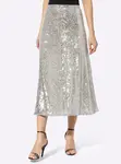 heine Sukňa  strieborná