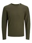 JACK & JONES Sveter 'JJECooper'  olivová