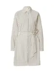 VERO MODA Košeľové šaty 'VMMALOU'  béžová / čierna