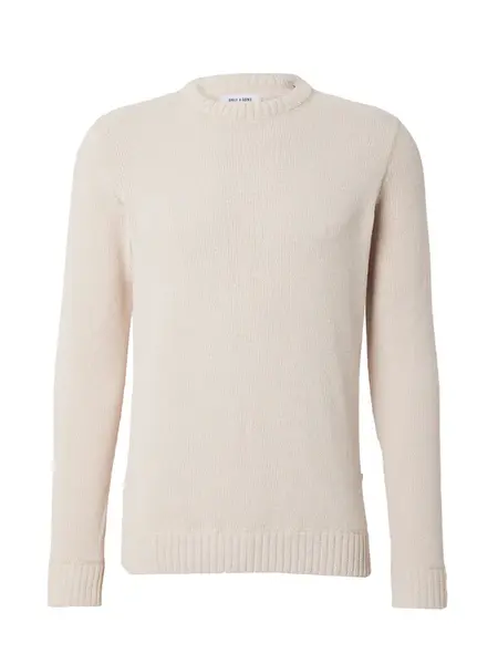 Only & Sons Sveter 'ETHAN'  sivobéžová