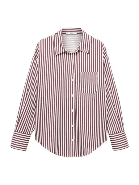 MANGO Blúzka 'FONTANA'  nebielená / farba lesného ovocia