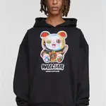 Pánská mikina Welcome Cat Ulrta Heavy Oversize Hoodie černá
