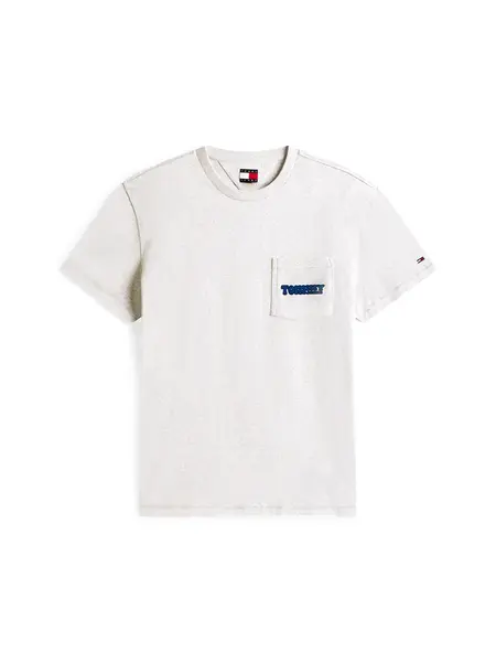 Tommy Jeans Tričko  svetlosivá