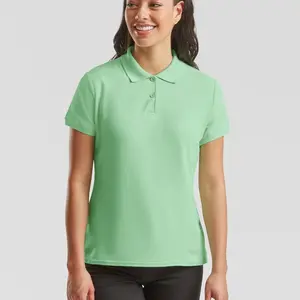 Mint Women's Polo Fruit of the Loom