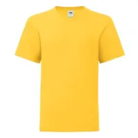 Yellow children's t-shirt in combed cotton Fruit of the Loom