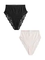 Next Nohavičky  pastelovo ružová / čierna