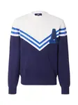 La Martina Sveter  námornícka modrá / kráľovská modrá / biela