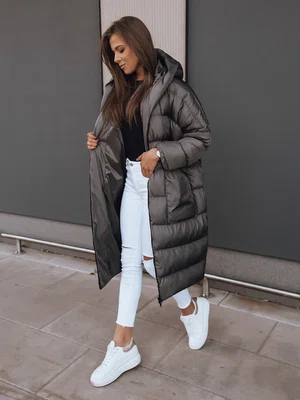 Dámská bunda ANNIKA tmavě šedá Dstreet