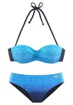 LASCANA Bikiny  kráľovská modrá / svetlomodrá