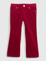 GAP Dětské sametové džíny flare - Holky