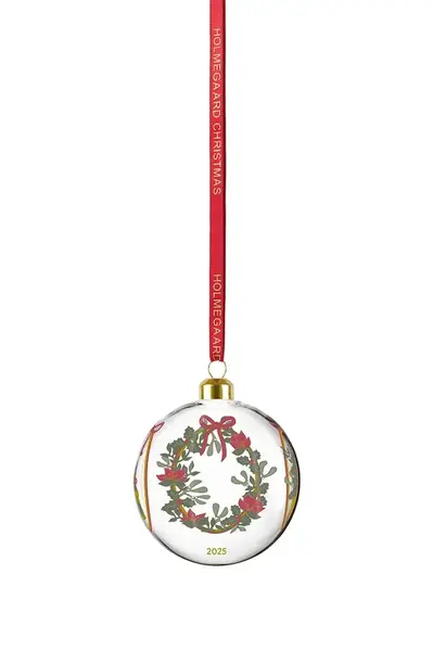 Ozdoba na vánoční stromeček Holmegaard Annual Christmas Buble 2025 více barev