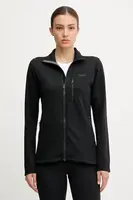Sportovní mikina Haglöfs Rosson dámská, černá barva, hladká, 607606