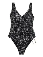 Next Jednodielne plavky  čierna / biela