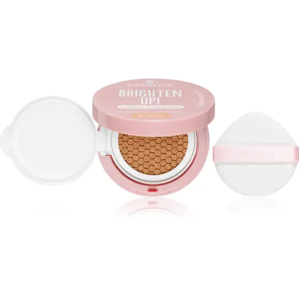 essence BRIGHTEN UP! Cushion Foundation make-up v houbičce odstín 12 Creme 12 g
