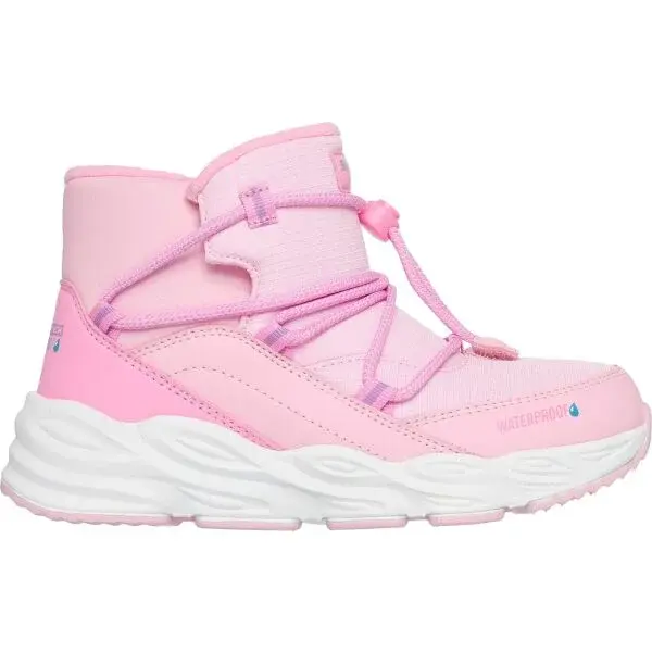 Skechers TURBO TREAD Detská zimná obuv, ružová, veľkosť
