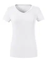 Russell Women's Pure Organic V-Neck T-Shirt