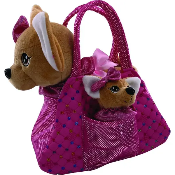 PLYŠÁKOV - Taška s Čivavou a šteniatkom