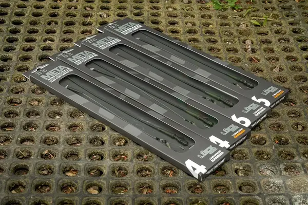 One more cast hotové náväzce meta terminal tackle all-in-1 lock hook spinner lead clip tubing rig barbed - veľkosť 6