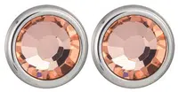 Preciosa Náušnice Carlyn s kryštálom Apricot 7235 49