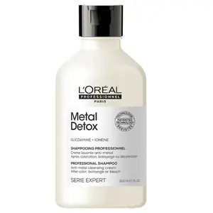L'Oréal Professionnel Šampón pre farbené a poškodené vlasy, pre lesk vlasov, dlhšie trvajúcu farbu, bohatá textúra Serie Expert Metal Detox (Professio