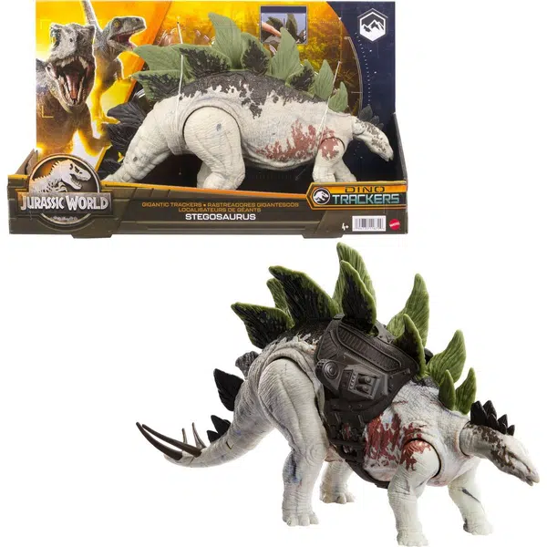 Mattel Jurassic World obrovský útočící Dinosaurus 35 cm Stegosaurus