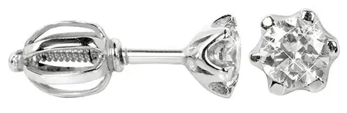 Soliter Náušnice z bieleho zlata s kryštálmi 236 001 00765 07