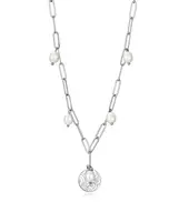 Viceroy Krásny strieborný náhrdelník s perličkami Chic 75274C01000