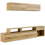 MID.YOU OBÝVACÍ STĚNA, barvy dubu