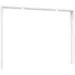 home24 PASPARTOVÝ RÁM, bílá, vysoce lesklá bílá, 280,6/215,1/23,8 cm