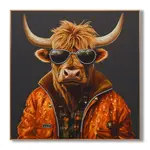 MALBA NA PLÁTNĚ, zvířata, 82/82/4 cm