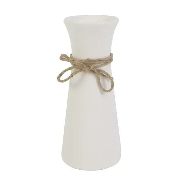 Ambia Home VÁZA, textil, keramika, 20 cm