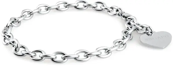 S'Agapõ Ocelový náramek na přívěsky Happy SHAC2