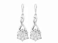 Silver Cat Okouzlující náušnice se zirkony SC374