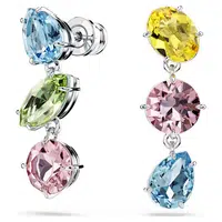Swarovski Visací náušnice s barevnými Swarovski krystaly Gema 5692406