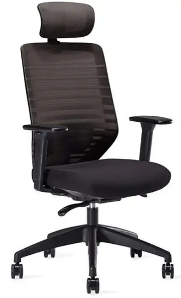 SETULO Kancelářská židle KUMA černá s opěrkou hlavy