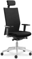 LD SEATING Kancelářská židle ELEMENT 430-SYS, s podhlavníkem, černá skladová
