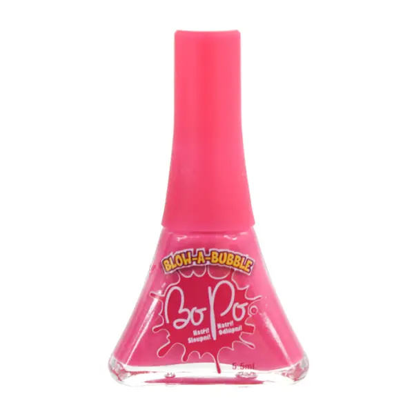 BO-PO lak na nehty růžový s vůní blow-a-bubble