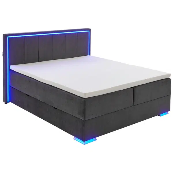 Boxxx POSTEL BOXSPRING, 180/200 cm, antracitová