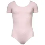 PAPILLON LEOTARD SHORT SLEEVES Dětský baletní trikot, růžová, velikost